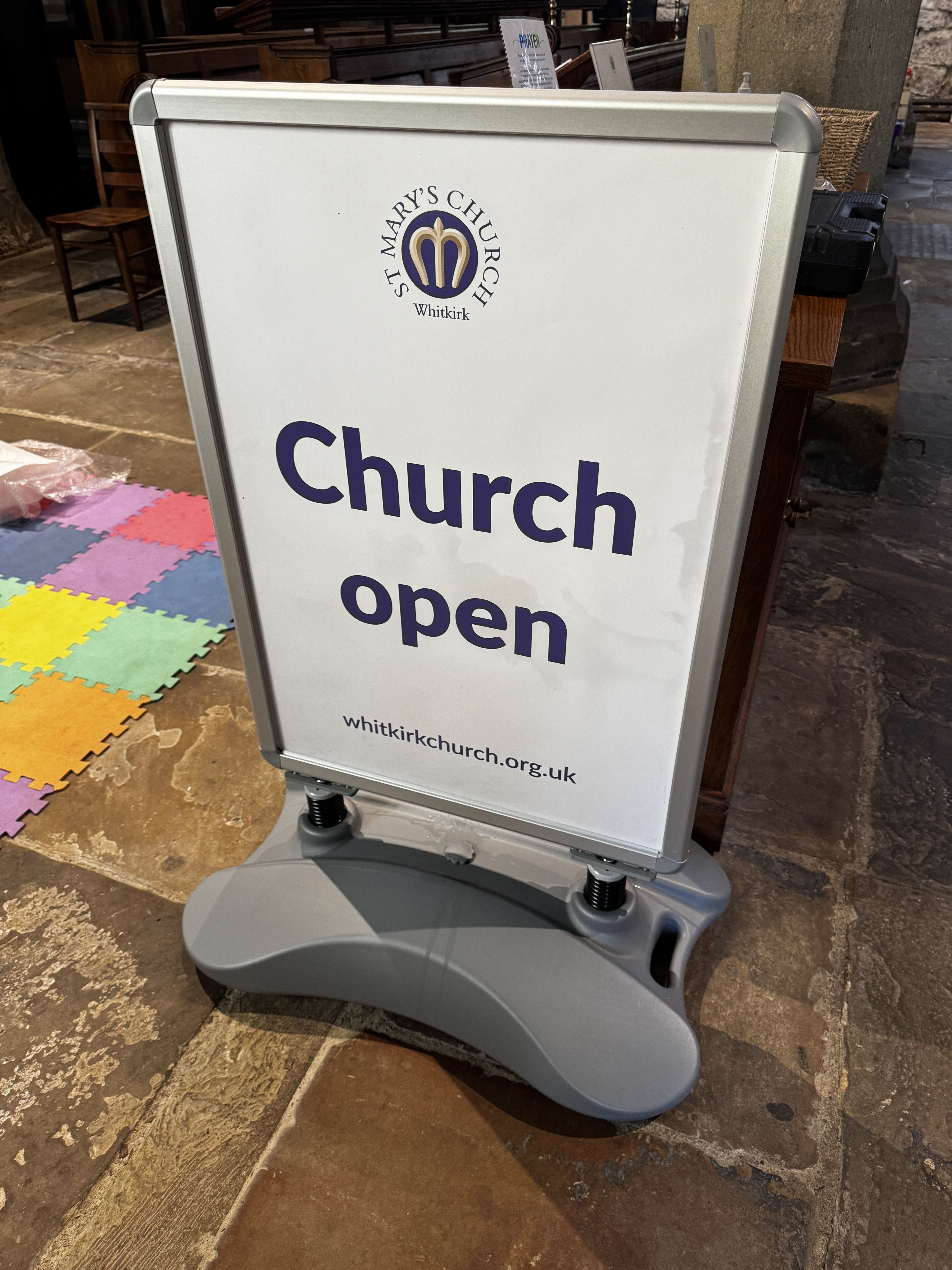 Double-sided board with weighted base