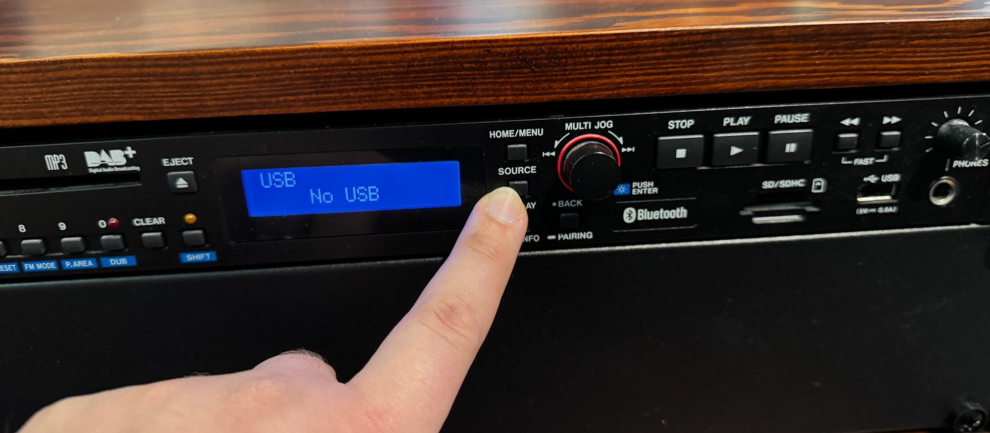 The "Source" button
