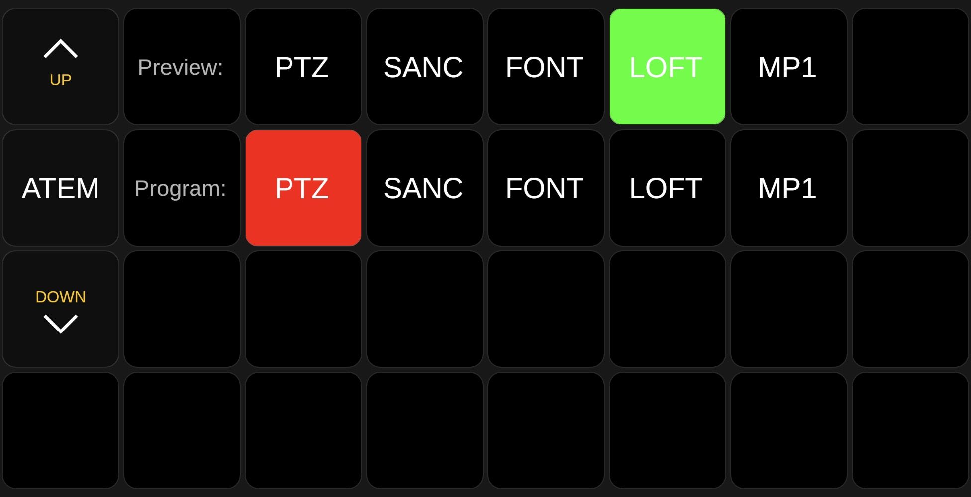 StreamDeck ATEM page